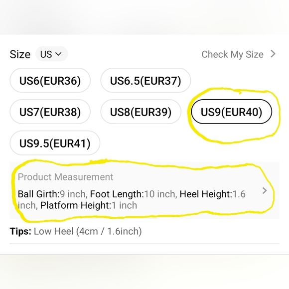 Kawaii Goth Wedge Heel Various sizes available - Picture 9 of 9